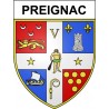 Stickers coat of arms Bazas adhesive sticker