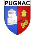 Stickers coat of arms Bazas adhesive sticker
