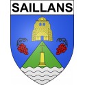 Stickers coat of arms Saillans adhesive sticker