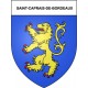 Saint-Caprais-de-Bordeaux 33 ville Stickers blason autocollant adhésif
