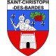 Saint-Christophe-des-Bardes 33 ville Stickers blason autocollant adhésif