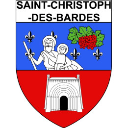 Stickers coat of arms Bazas adhesive sticker