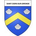 Stickers coat of arms Bazas adhesive sticker