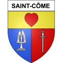 Stickers coat of arms Bazas adhesive sticker