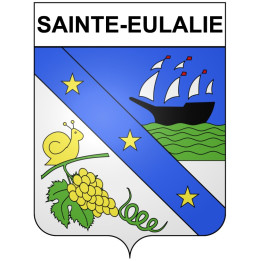 Pegatinas escudo de armas de Bazas adhesivo de la etiqueta engomada