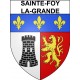 Stickers coat of arms Bazas adhesive sticker