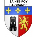 Stickers coat of arms Bazas adhesive sticker