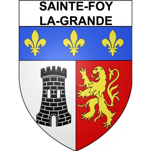 Stickers coat of arms Bazas adhesive sticker