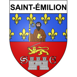 Saint-émilion 33 ville Stickers blason autocollant adhésif