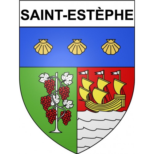 Stickers coat of arms Bazas adhesive sticker
