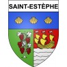 Saint-Estèphe 33 ville Stickers blason autocollant adhésif