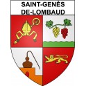 Stickers coat of arms Bazas adhesive sticker