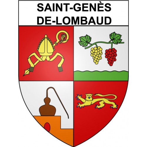 Stickers coat of arms Bazas adhesive sticker