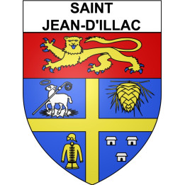 Stickers coat of arms Bazas adhesive sticker