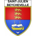 Stickers coat of arms Bazas adhesive sticker