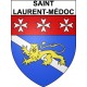 Saint-Laurent-Médoc 33 ville Stickers blason autocollant adhésif