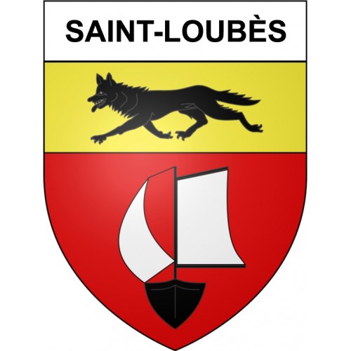 Stickers coat of arms Bazas adhesive sticker