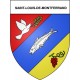 Stickers coat of arms Bazas adhesive sticker