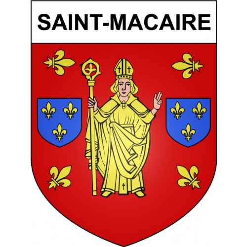 Stickers coat of arms Bazas adhesive sticker