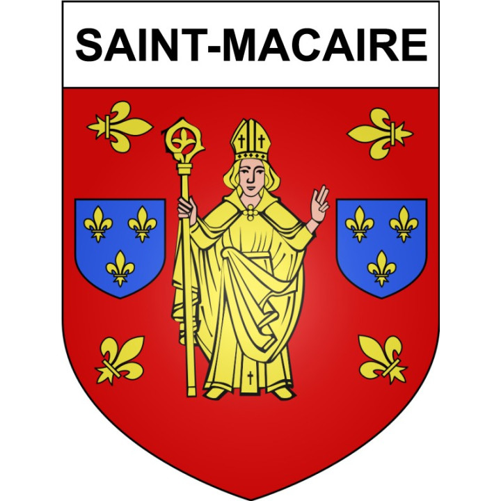 Stickers coat of arms Bazas adhesive sticker
