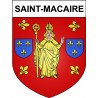 Saint-Macaire 33 ville Stickers blason autocollant adhésif