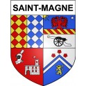 Stickers coat of arms Bazas adhesive sticker
