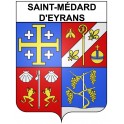 Stickers coat of arms Bazas adhesive sticker