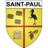 Saint-Paul 33 ville Stickers blason autocollant adhésif