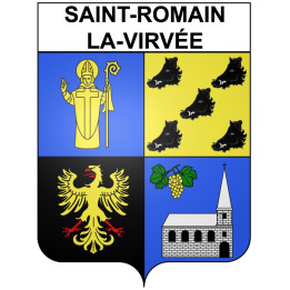 Stickers coat of arms Bazas adhesive sticker