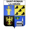 Saint-Romain-la-Virvée 33 ville Stickers blason autocollant adhésif