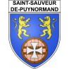 Saint-Sauveur-de-Puynormand 33 ville Stickers blason autocollant adhésif