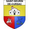Saint-Seurin-de-Cursac 33 ville Stickers blason autocollant adhésif
