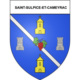 Stickers coat of arms Bazas adhesive sticker