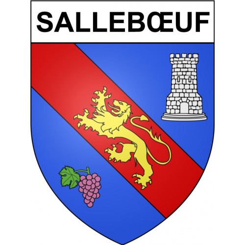 Stickers coat of arms Bazas adhesive sticker
