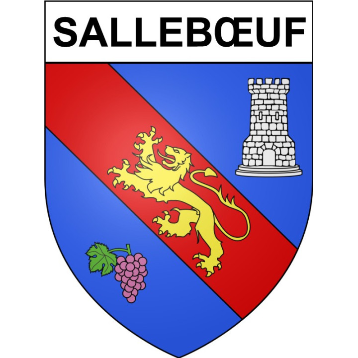 Stickers coat of arms Bazas adhesive sticker