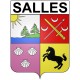 Stickers coat of arms Bazas adhesive sticker