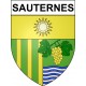 Sauternes 33 ville Stickers blason autocollant adhésif