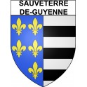 Stickers coat of arms Bazas adhesive sticker