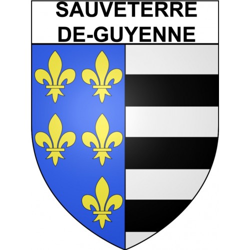 Stickers coat of arms Bazas adhesive sticker