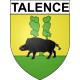 Talence 33 ville Stickers blason autocollant adhésif