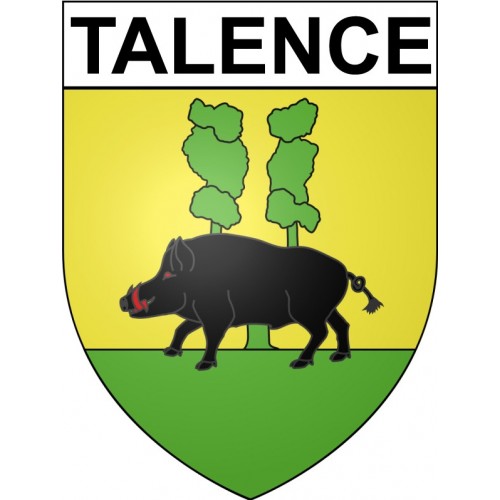 Talence 33 ville Stickers blason autocollant adhésif
