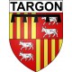 Stickers coat of arms Bazas adhesive sticker