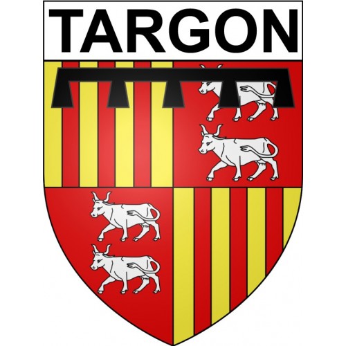 Targon 33 ville Stickers blason autocollant adhésif