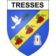 Tresses 33 ville Stickers blason autocollant adhésif