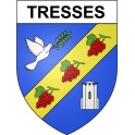 Tresses 33 ville Stickers blason autocollant adhésif
