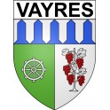 Stickers coat of arms Bazas adhesive sticker