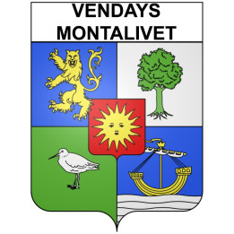 Stickers coat of arms Bazas adhesive sticker