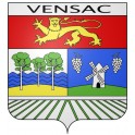Stickers coat of arms Vensac adhesive sticker