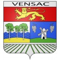 Vensac Sticker wappen, gelsenkirchen, augsburg, klebender aufkleber