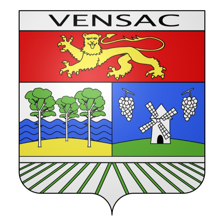 Stickers coat of arms Bazas adhesive sticker